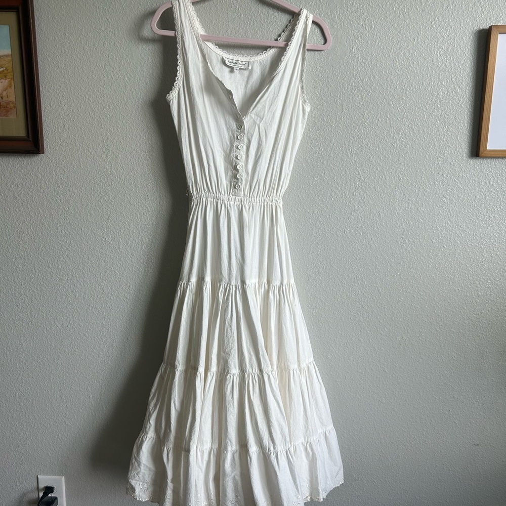 Michelle Stuart White Dress
